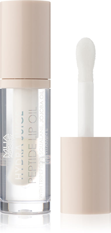 MUA Makeup Academy Hidra-Juice Aceite labial con péptidos de color de azúcar de coco, 7 ml