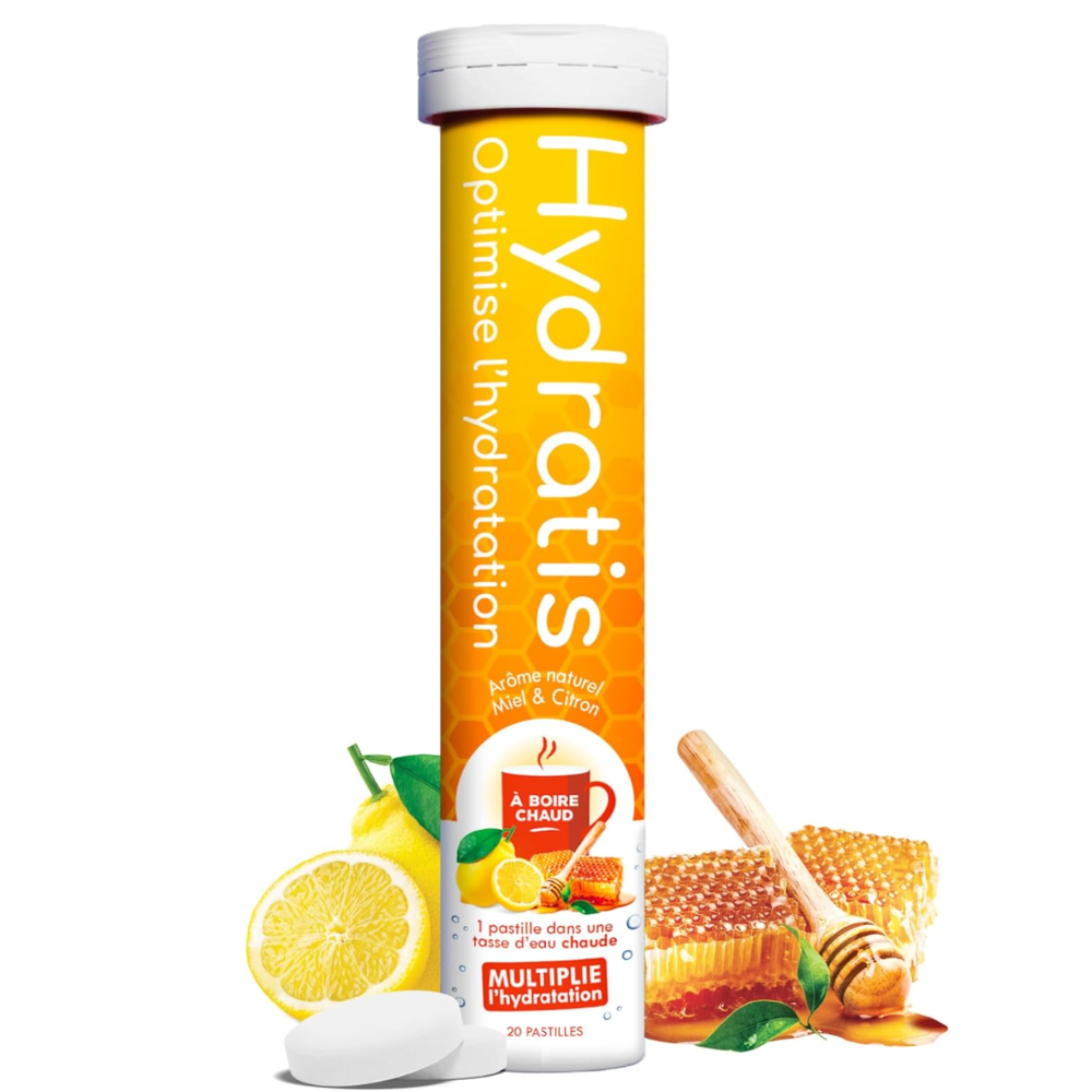 Hydratis Honey & Lemon - Hot Drink - 20 šumivých tablet