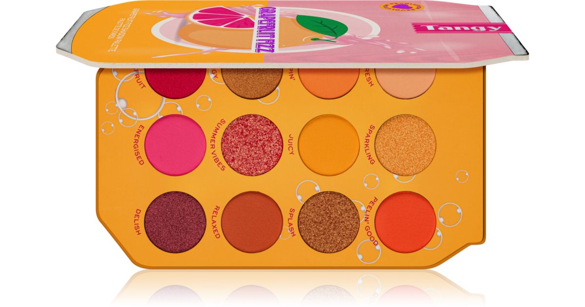 I Heart Revolution Fruktig Grapefruit Fizz Eyeshadow Palette 6g