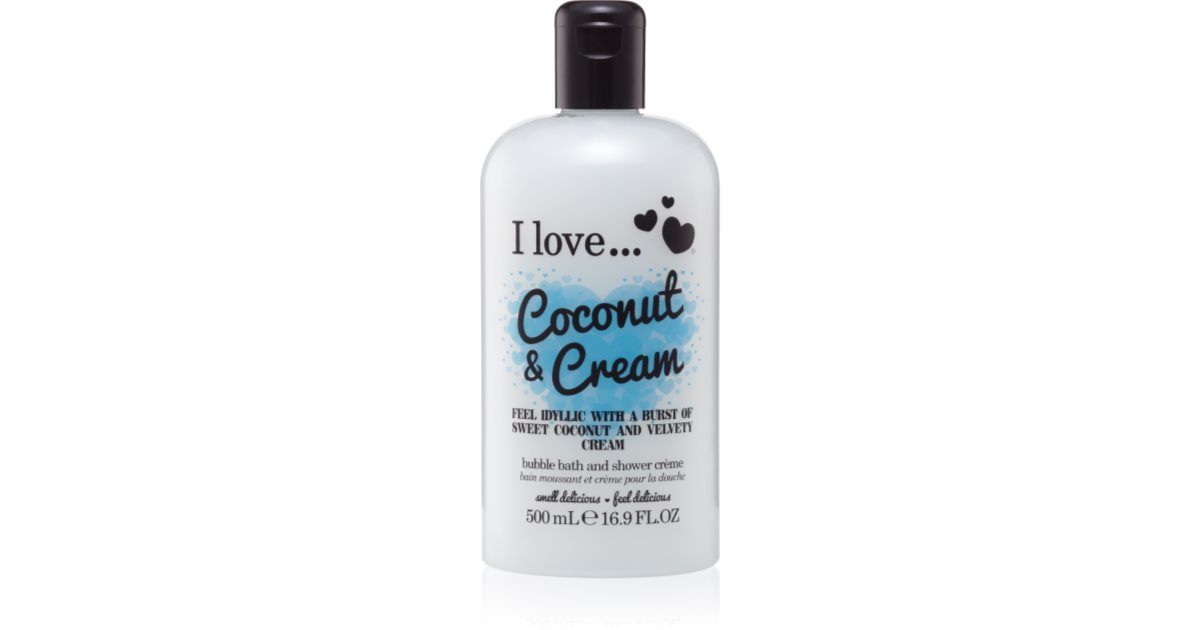 I Love... Cream And Coconut Oil In Shower And Bath Gel 500 Ml