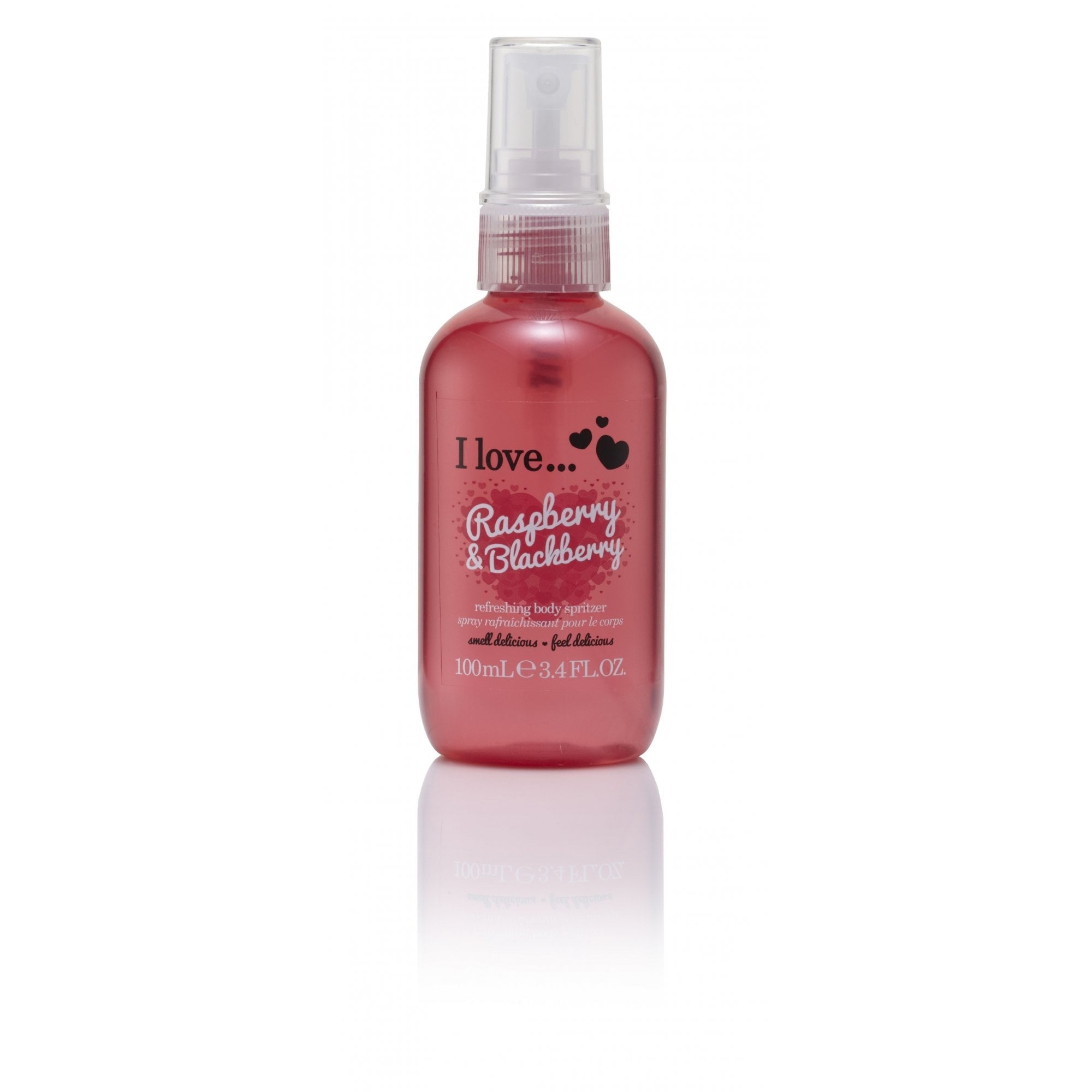 I Love Himbeer- und Brombeerduftspray für Damen, 100 ml