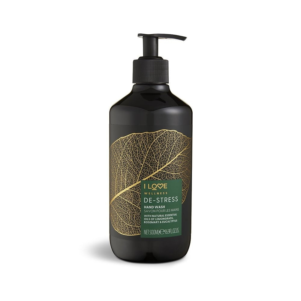 I Love, Wellness De-Stress, Lemongrass, Rosemary and Eucalyptus, Cleanser, Liquid Soap, for Hands, 500 ml