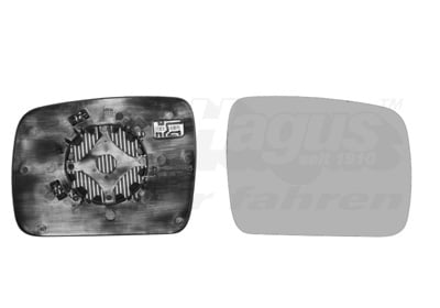 Mirror Glass, exterior mirror VAN WEZEL 0250838