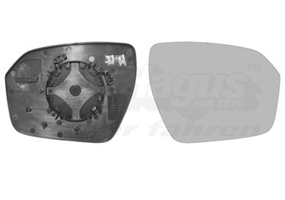 Mirror Glass, exterior mirror VAN WEZEL 0251838