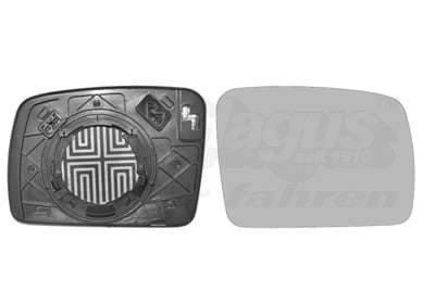 Mirror Glass, exterior mirror VAN WEZEL 0255838