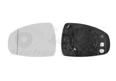 Mirror Glass, exterior mirror VAN WEZEL 0301837