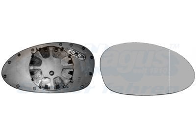 Mirror Glass, exterior mirror VAN WEZEL 0657836