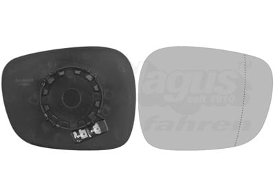 Mirror Glass, exterior mirror VAN WEZEL 0678838