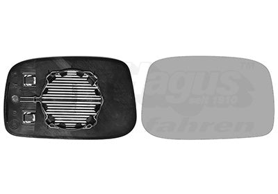 Mirror Glass, exterior mirror VAN WEZEL 0965838