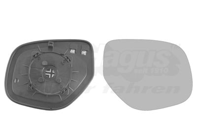 Mirror Glass, exterior mirror VAN WEZEL 0978838