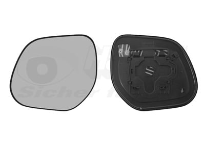 Mirror Glass, exterior mirror VAN WEZEL 0990837