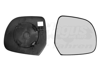 Mirror Glass, exterior mirror VAN WEZEL 1555836