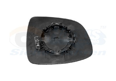 Mirror Glass, exterior mirror VAN WEZEL 1603837