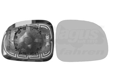 Mirror Glass, exterior mirror VAN WEZEL 1607838