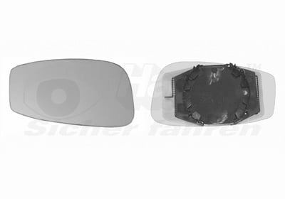 Mirror Glass, exterior mirror VAN WEZEL 1625831