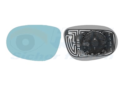 Mirror Glass, exterior mirror VAN WEZEL 1629837