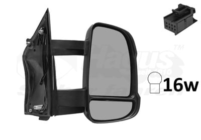 Exterior Mirror VAN WEZEL 1651818