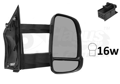 Exterior Mirror VAN WEZEL 1651828