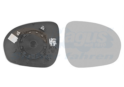 Mirror Glass, exterior mirror VAN WEZEL 1704838