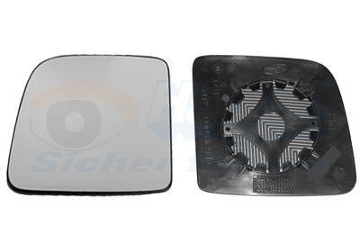 Mirror Glass, exterior mirror VAN WEZEL 1884832