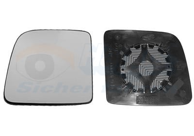 Mirror Glass, exterior mirror VAN WEZEL 1884831