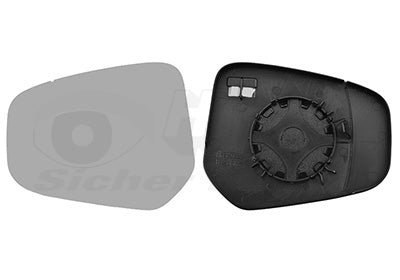 Mirror Glass, exterior mirror VAN WEZEL 1925831