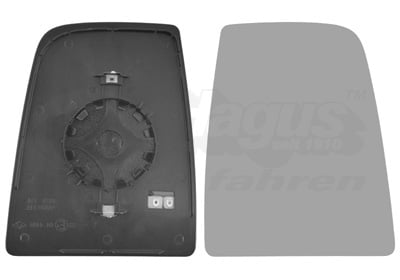 Mirror Glass, exterior mirror VAN WEZEL 1991838