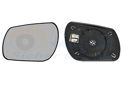 Mirror Glass, exterior mirror VAN WEZEL 2740837