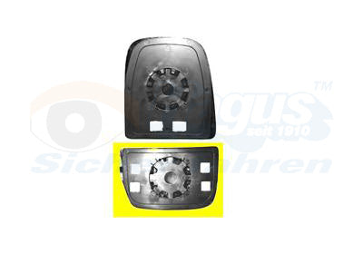 Mirror Glass, exterior mirror VAN WEZEL 2815831