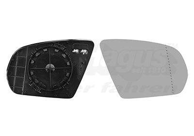 Mirror Glass, exterior mirror VAN WEZEL 2924838