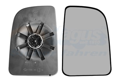 Mirror Glass, exterior mirror VAN WEZEL 2973836