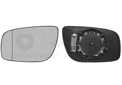 Mirror Glass, exterior mirror VAN WEZEL 3043837