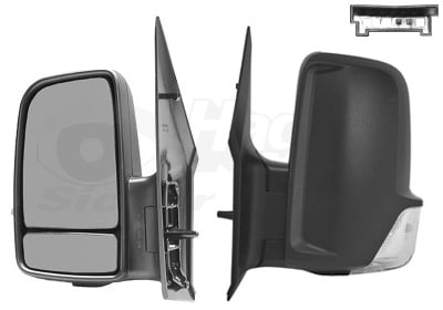Exterior Mirror VAN WEZEL 3077811