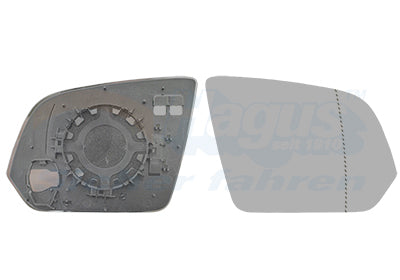 Mirror Glass, exterior mirror VAN WEZEL 3082832