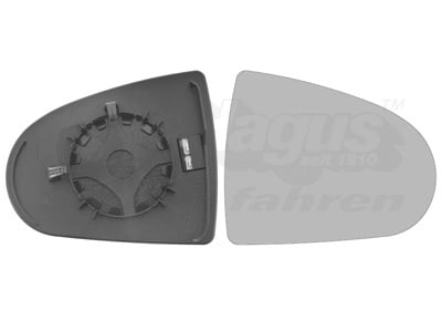 Mirror Glass, exterior mirror VAN WEZEL 3235838