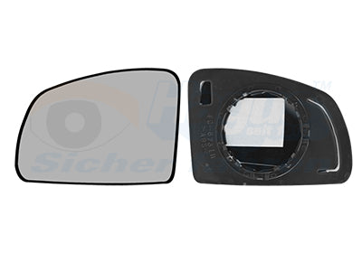 Mirror Glass, exterior mirror VAN WEZEL 3781833