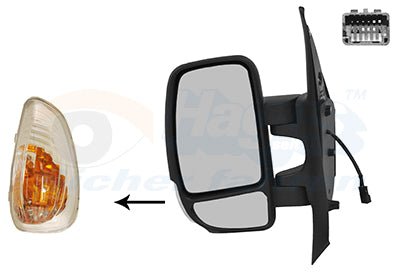 Exterior Mirror VAN WEZEL 3799807