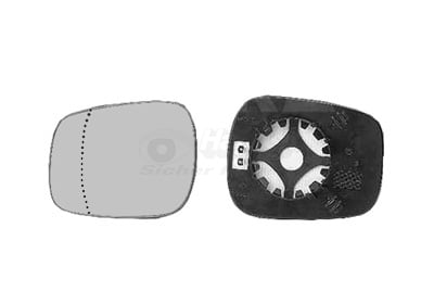 Mirror Glass, outside mirror VAN WEZEL 4311839