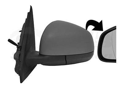 Exterior Mirror VAN WEZEL 4368803