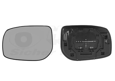 Mirror Glass, outside mirror VAN WEZEL 5432837