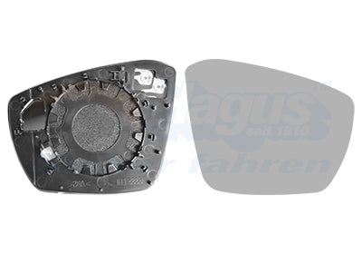 Mirror Glass, exterior mirror VAN WEZEL 5710838