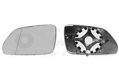 Mirror Glass, outside mirror VAN WEZEL 5828831