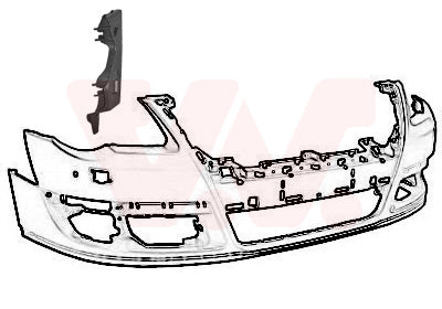 Mounting Bracket, bumper VAN WEZEL 5839562