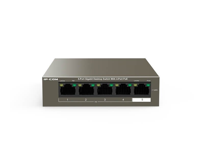 IP-COM G1105P-4-63W 5-Port Gigabit Desktop Switch with 4-Port PoE
