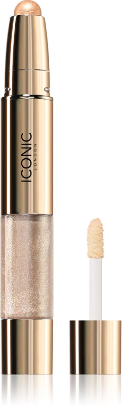 ICONIC London Glaze Crayon oční stíny se třpytivou barvou Sparkling Wine 5,14 g