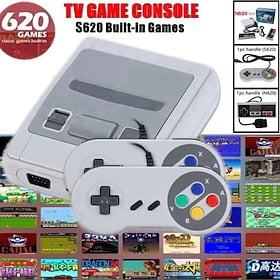 ingebouwde 620 games mini-tv-gameconsole 8 bit retro klassieke draagbare gaming-speler av - hdmi-uitgang videogameconsole speelgoed, kerstverjaardagsfeestje ca