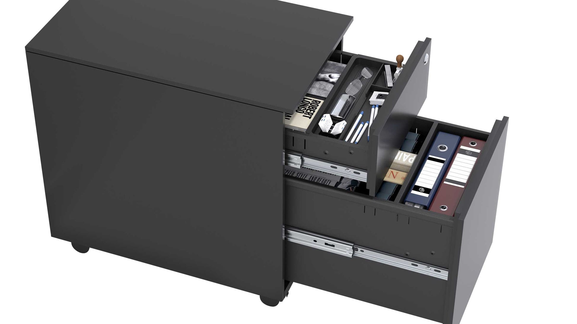 Northread Northread Aesthic Standard Filing Cabinet Black