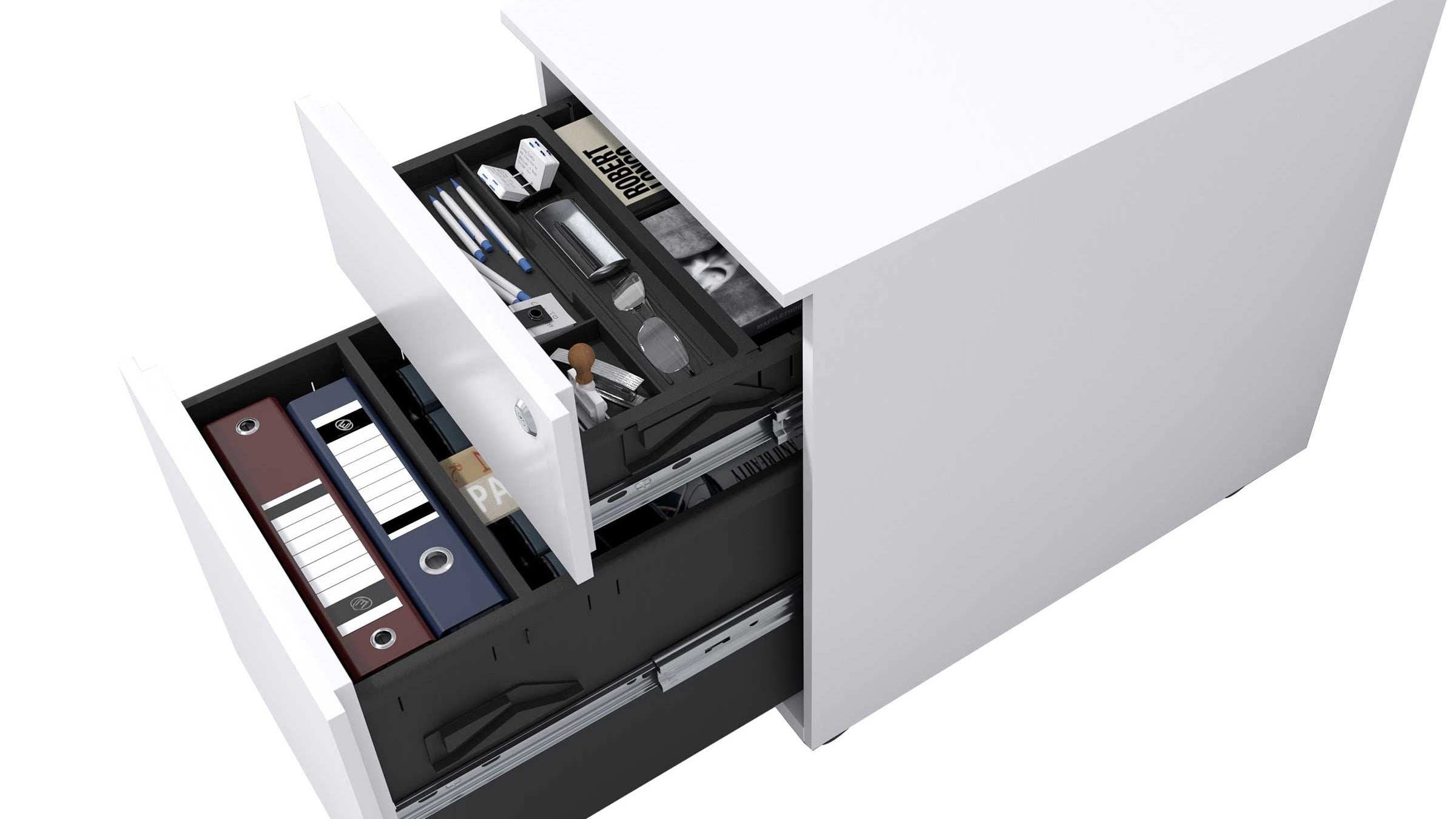 Northread Northread Aesthic Standard Filing Cabinet White