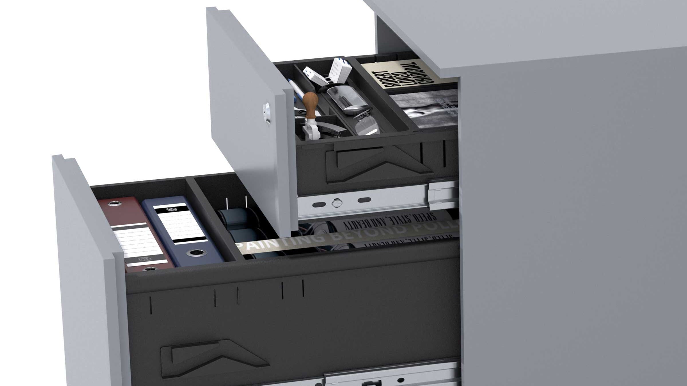 Northread Northread Aesthic Standard Filing Cabinet Grey