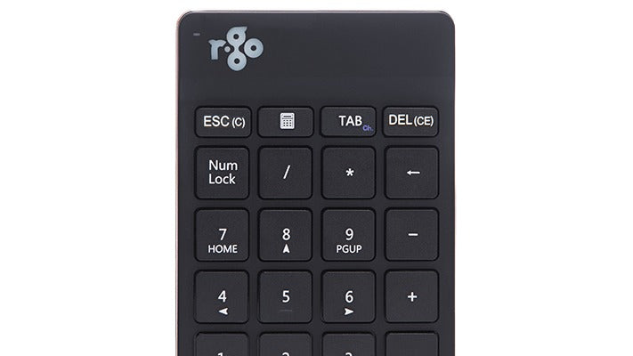 R-Go-Tools Number Pad with Break Indicator: Ergonomic Wireless